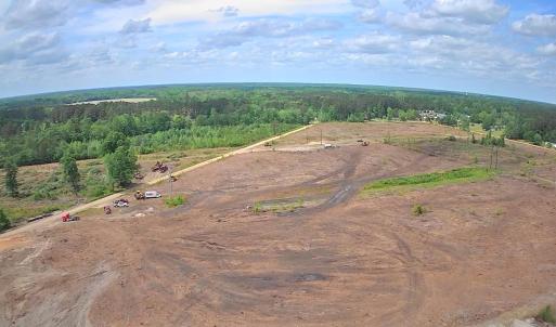 Aerial view of property's location featuring a hea