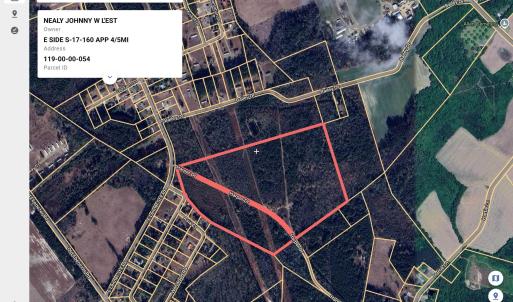 Aerial overview of property's location