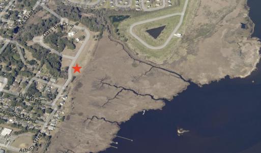 Aerial view of property's location