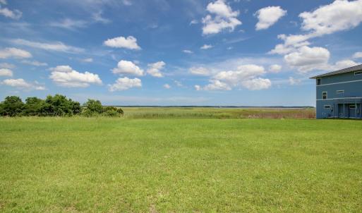 View of yard with a view of countryside