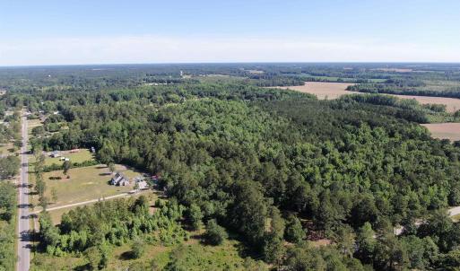 Aerial overview of property's location featuring a