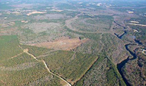 Aerial view of property's location with rural land