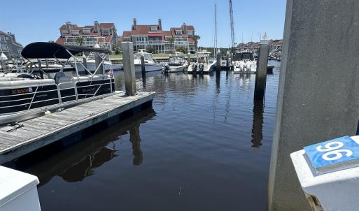 Dock with a water view