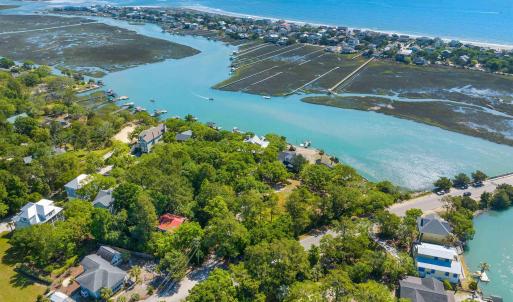 Aerial perspective of suburban area featuring a la