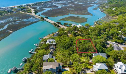View of property location with a nearby body of wa