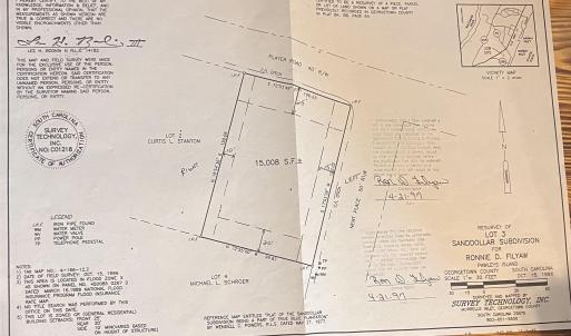 Survey map / technical document