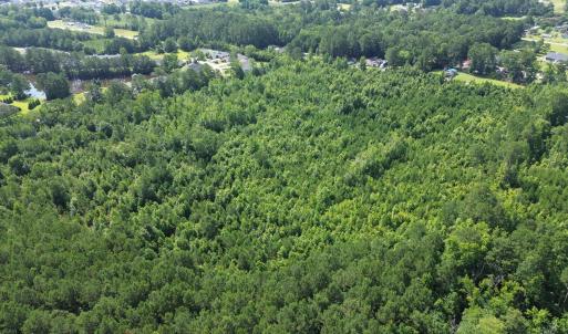 View of property location with a heavily wooded ar