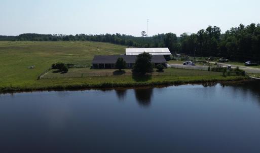 Water view with rural landscape