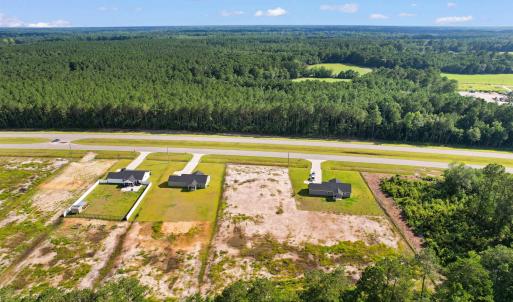 Bird's eye view of a heavily wooded area