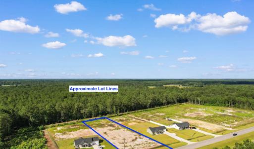 Aerial overview of property's location featuring a