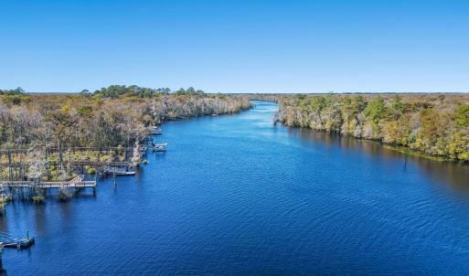 Water view featuring a forest