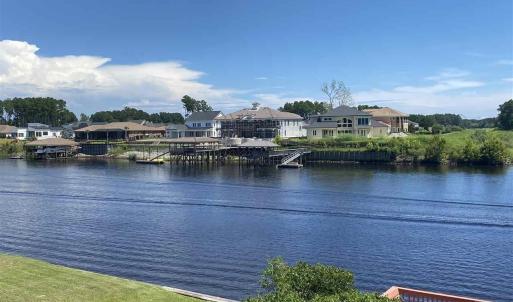 Aerial view of residential area