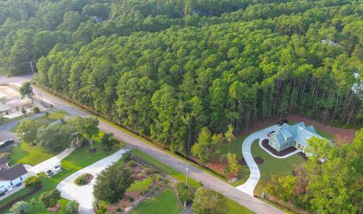 Aerial overview of property's location featuring a