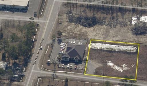 Map / location with property parcel outlined