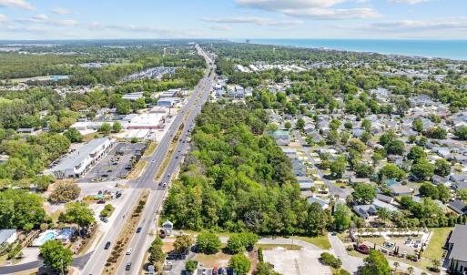 Aerial view of property's location