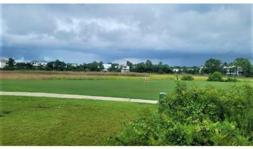 View of home's community with a lawn