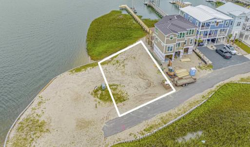 Bird's eye view of a large body of water