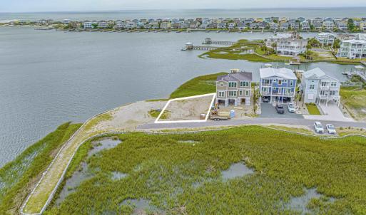Aerial perspective of suburban area featuring a ne
