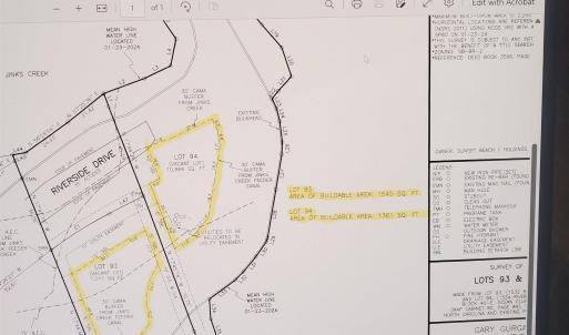 Survey map / technical document