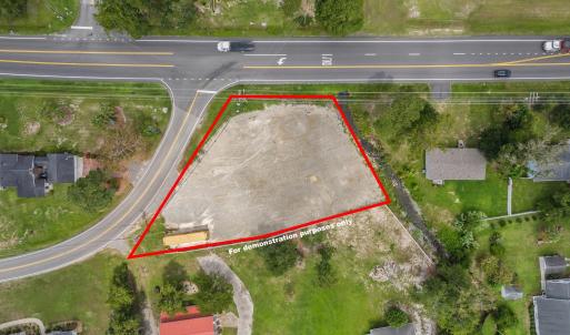 Aerial view of property and surrounding area featu