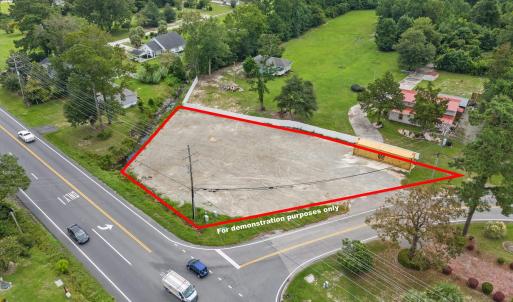 View of property location with property parcel out