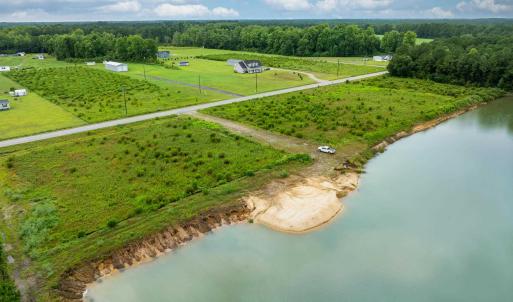 Aerial view of sparsely populated area featuring a