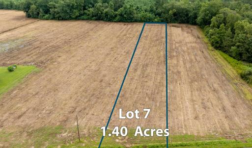 Aerial view of sparsely populated area featuring a