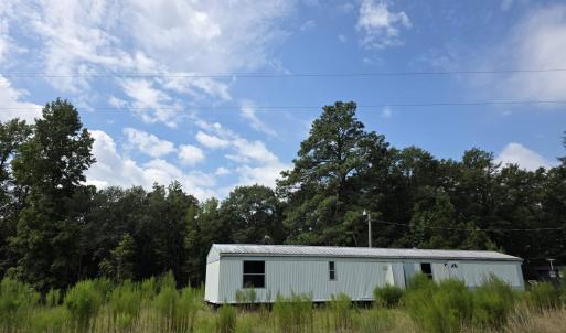 View of yard featuring a forest view