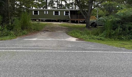 View of front facade featuring covered porch