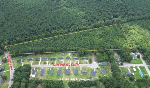 View of property location with a heavily wooded ar