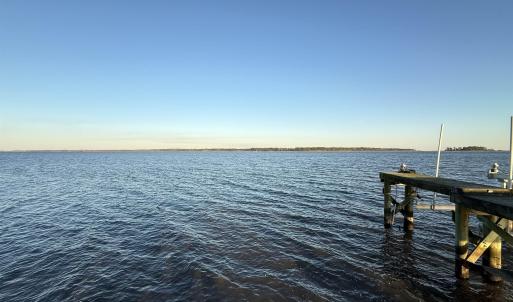 Dock with a water view