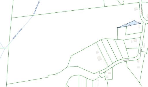 Map showing property parcels
