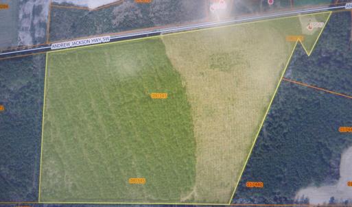 Map / location with property boundaries highlighte