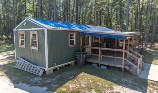 View of front of house featuring a metal roof
