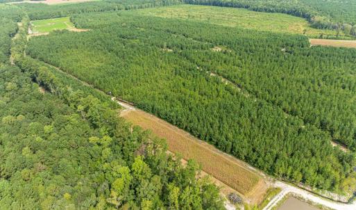 Aerial view of property's location featuring a for