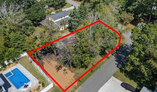 View of property location with property parcel out