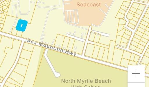 Map showing property parcels