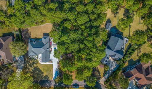 Aerial view of property and surrounding area