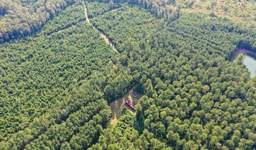 Aerial view of property's location featuring a hea