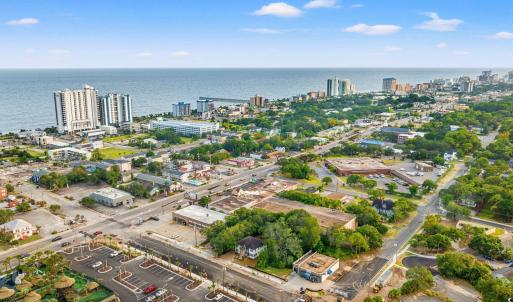 View of urban area featuring a large body of water