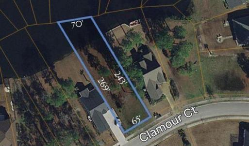 Aerial overview of property's location