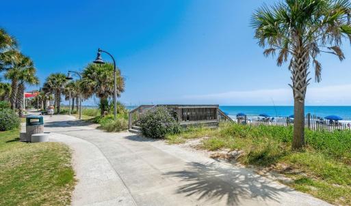 View of property's community with a water view