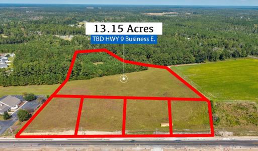 Aerial view of property's location featuring prope