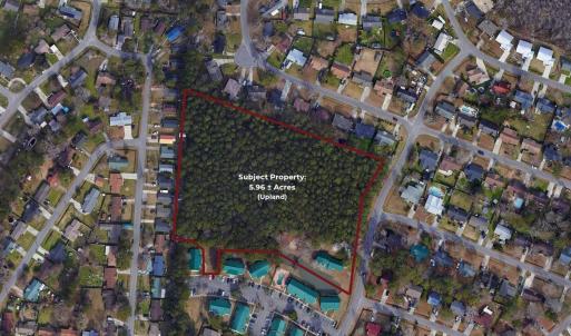Map / location with property boundaries highlighte