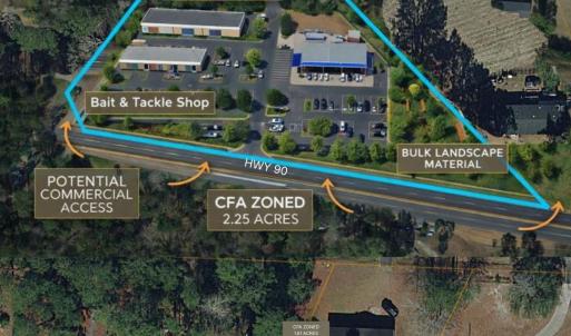 Map / location with property parcel outlined