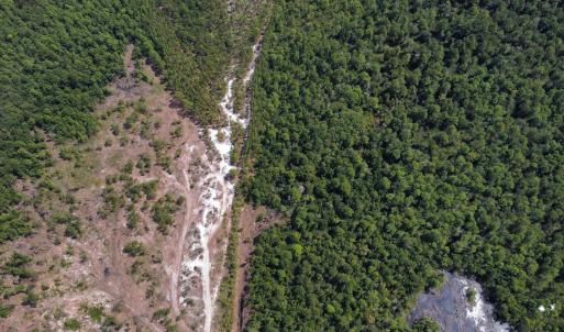 Aerial view of property and surrounding area