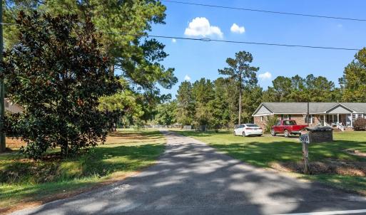 View of asphalt driveway