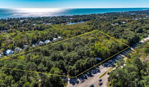 Aerial view of property's location featuring a hea