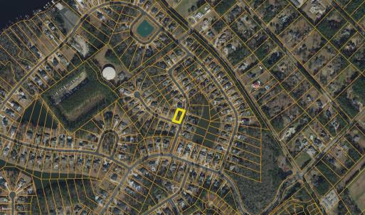 Aerial view of property's location