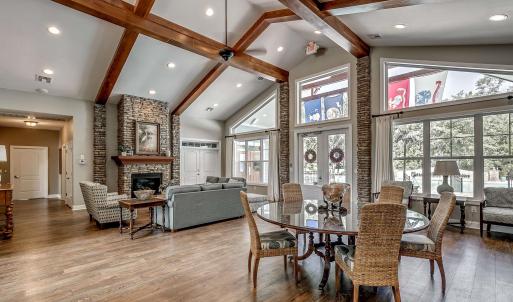 View of patio / terrace with a gazebo, area for gr